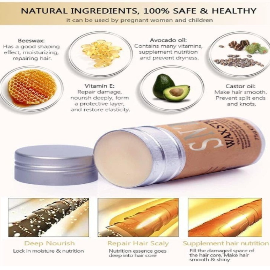 Cera Para el Cabello Barra, Peinados