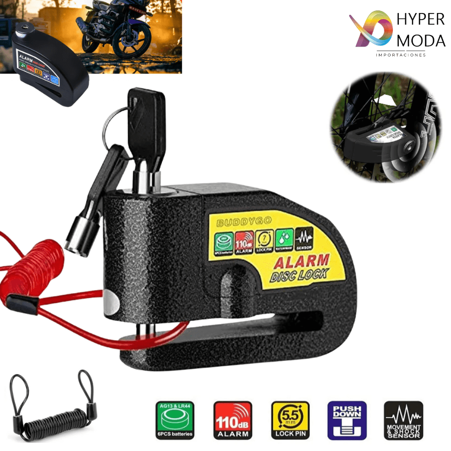 Candado de Alarma para Motocicleta