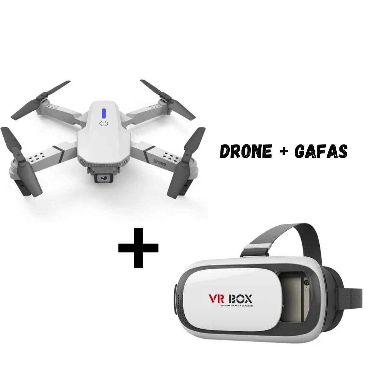 Drone E88 + Gafas Virtual Calidad