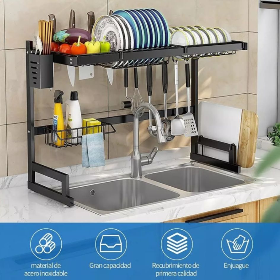 ESTANTE ESCURRIDOR 2 NIVELES 85 cm Cocin
