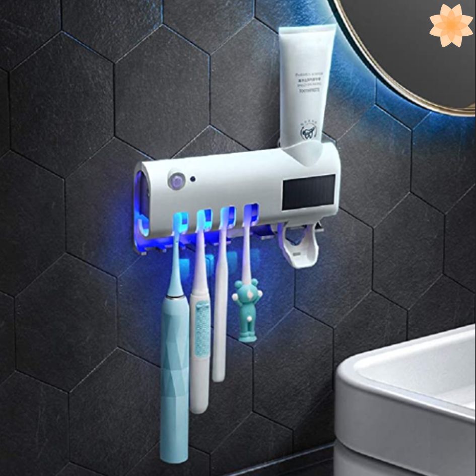 Dispensador y Esterilidor de Cepillos UV