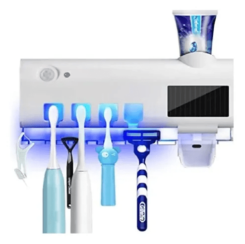 Dispensador y Esterilidor de Cepillos UV
