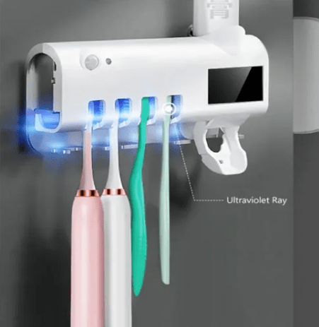 Dispensador y Esterilidor de Cepillos UV