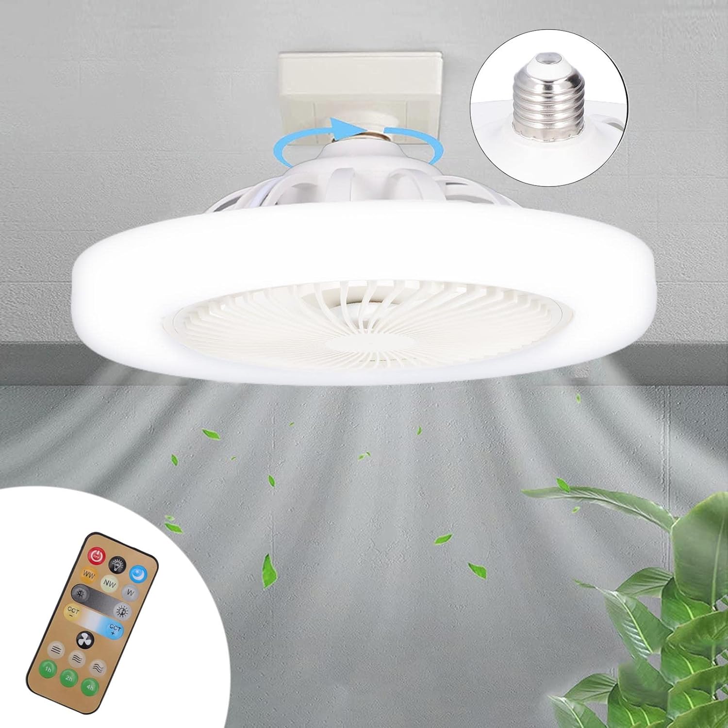 Foco Ventilador Lampara Led de techo