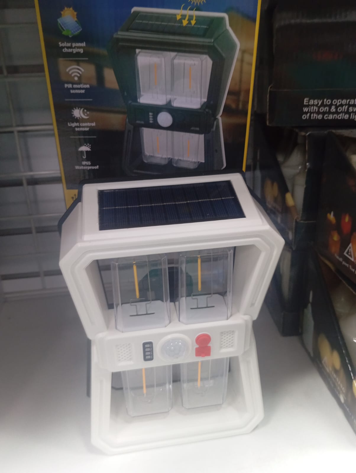 LAMPARA DE PARED SOLAR