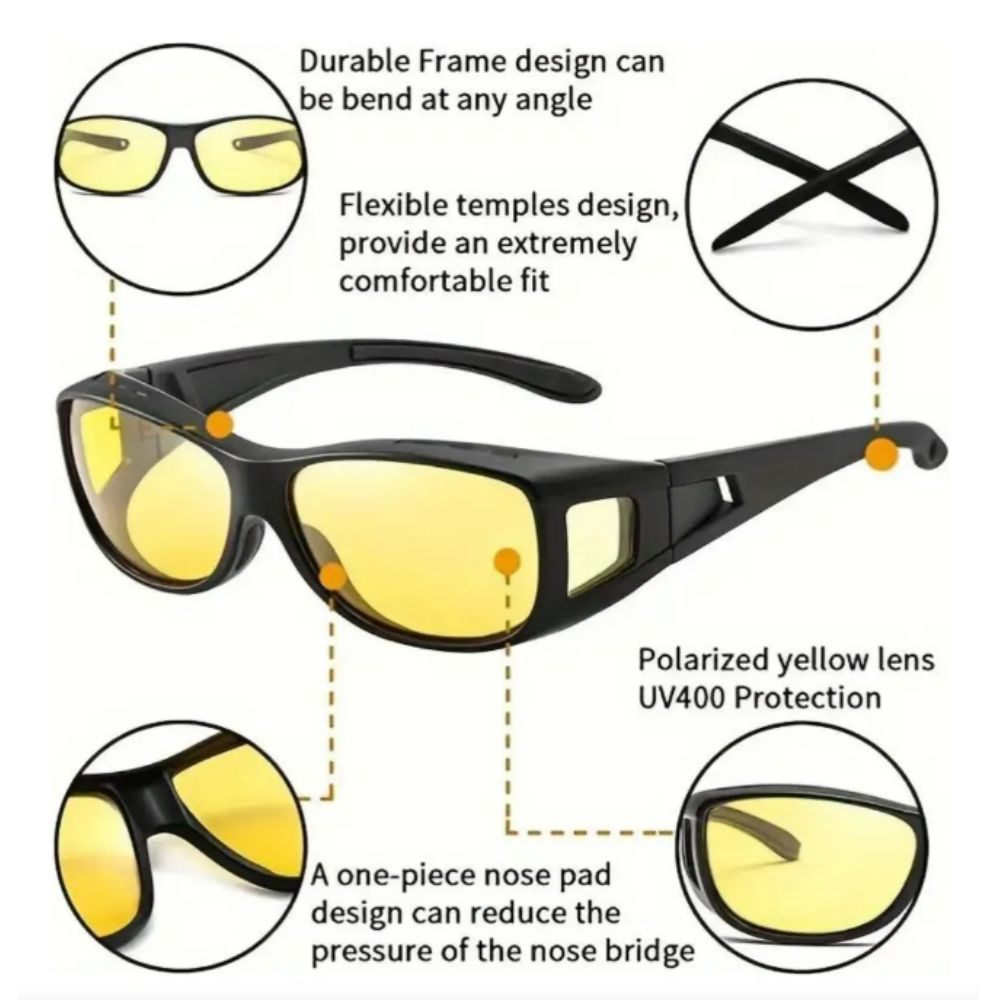 Gafas de conducción 2×1 HD VISION LENTES