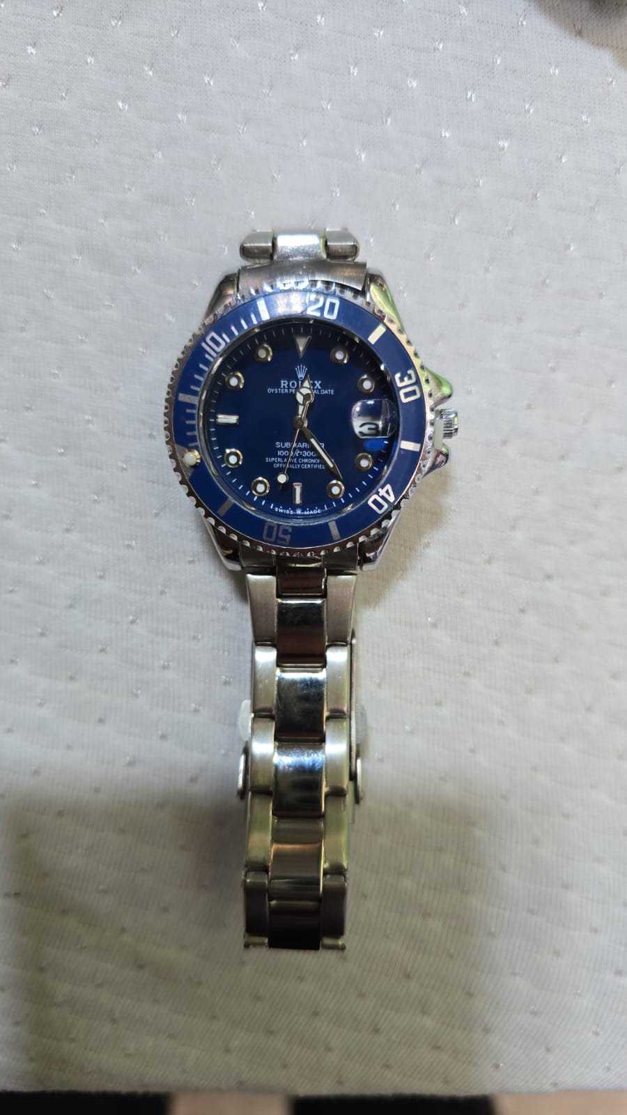 Reloj Rolex Réplica para Mujer Plata