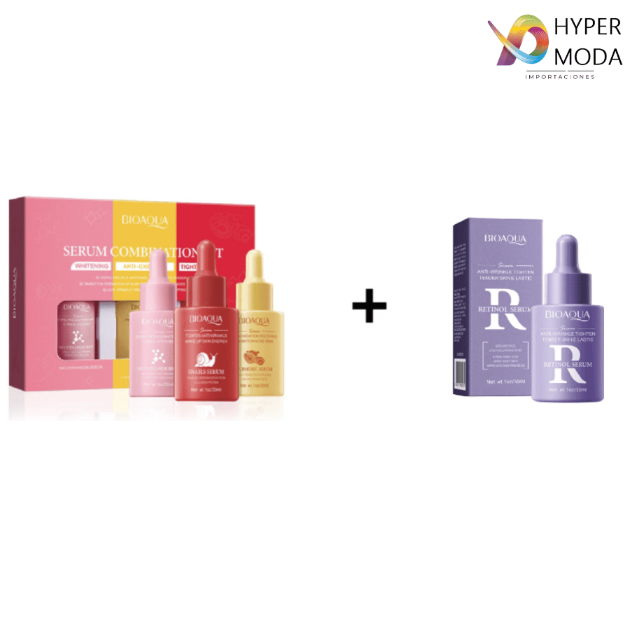 Kit 4 Serum Antiedad + Retinol