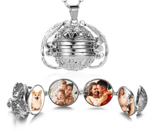 Collar Medallón Fotográfico 👨‍👩‍👧‍👦