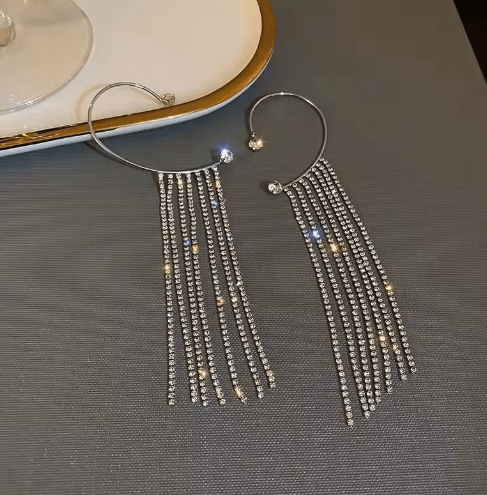 Pendientes colgantes brillantes