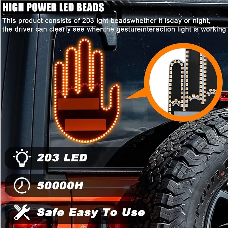 LUZ LED DE MANO GESTICULAR