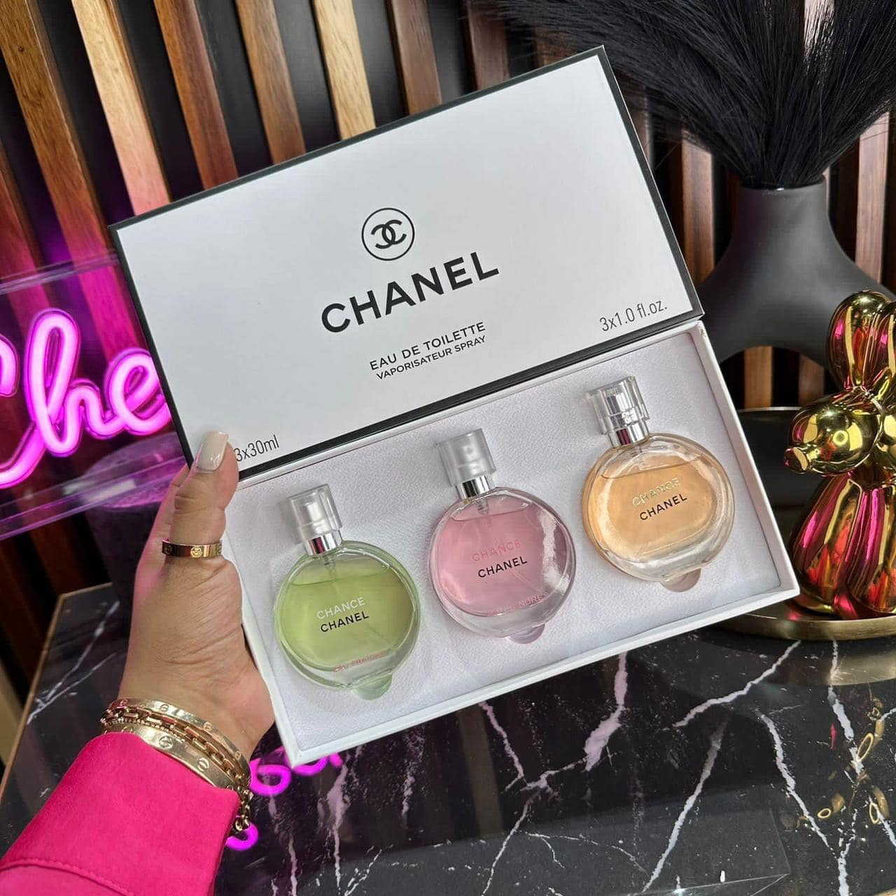 Kit perfume chanel 30ml replica