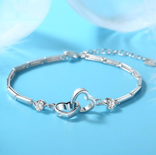 Pulsera Corazones con pinzas