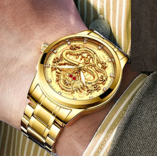 Reloj Dragon Dorado