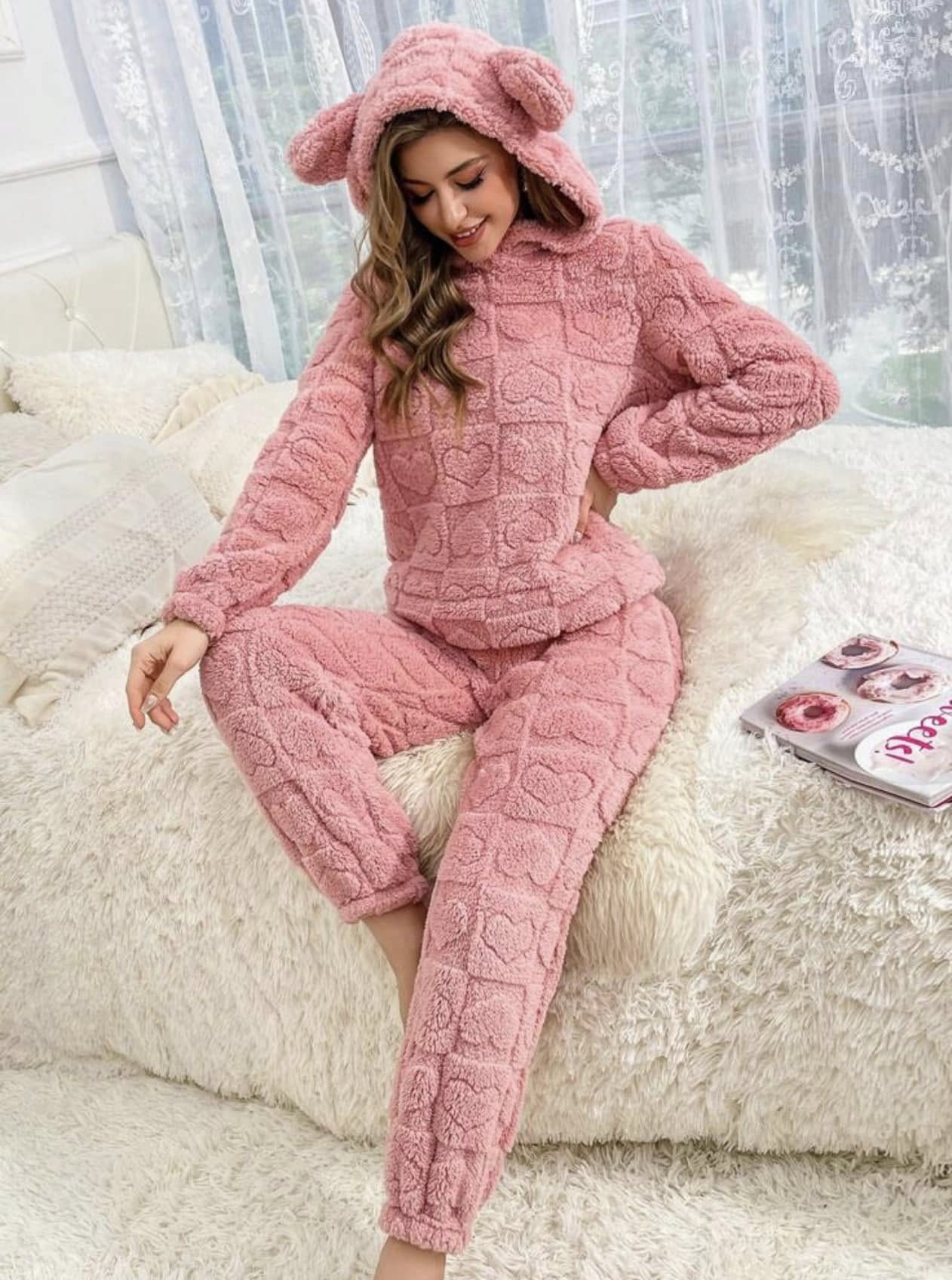 Pijama Mujer Orejitas Unitalla ColorAZAR