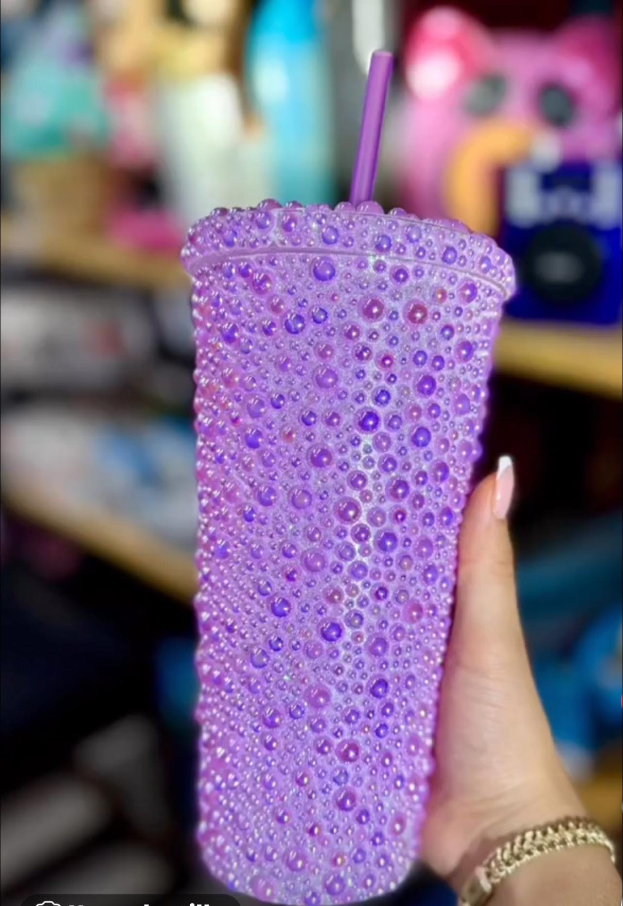 Kit 3 Pz Vasos Con Popote Color Al Azar