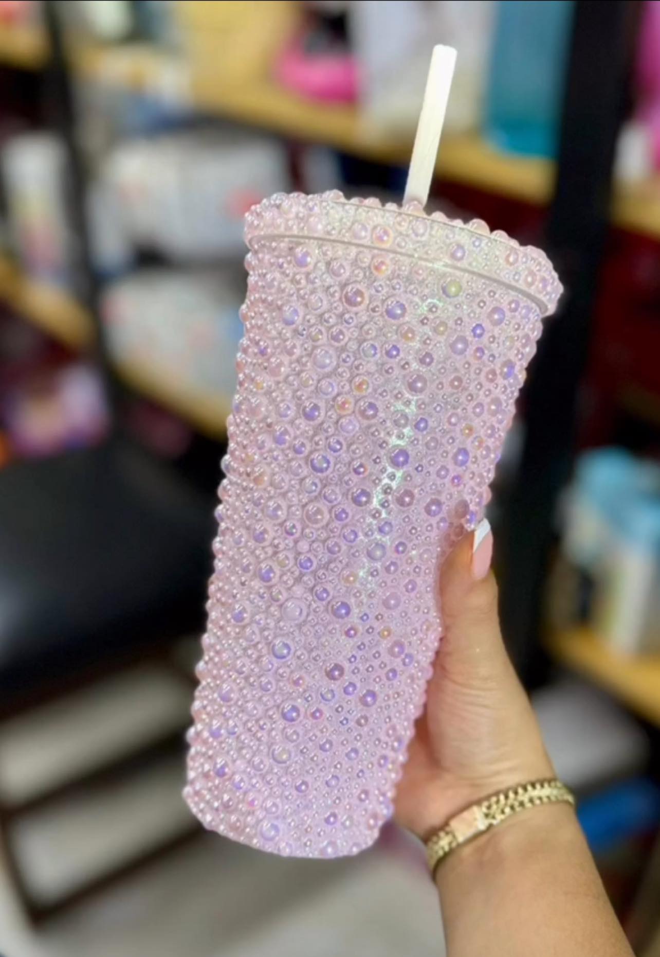 Kit 3 Pz Vasos Con Popote Color Al Azar