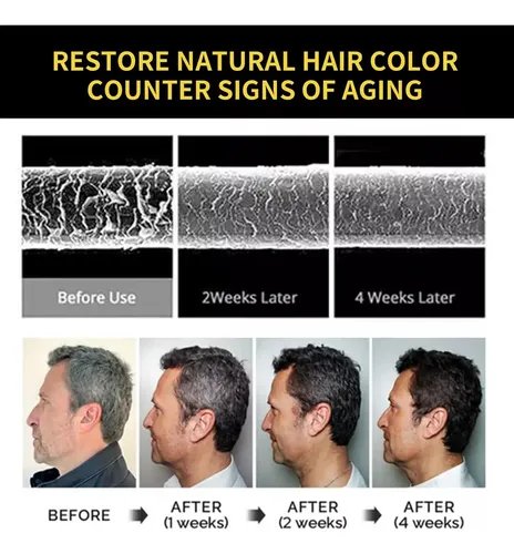 SHAMPOO TINTE NEGRO PARA CANAS