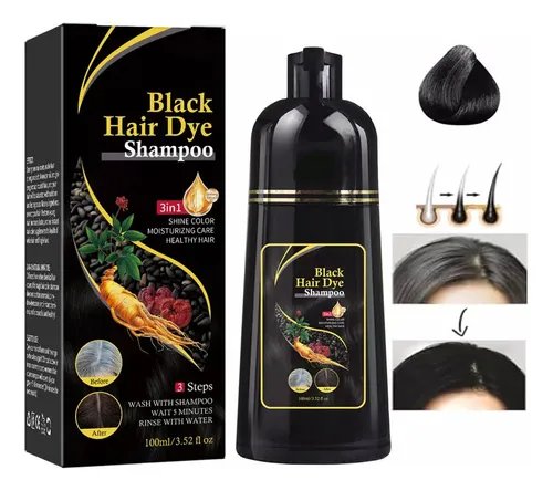 SHAMPOO TINTE NEGRO PARA CANAS