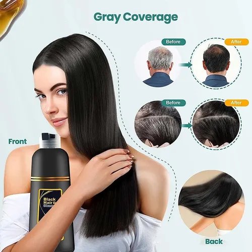 SHAMPOO TINTE NEGRO PARA CANAS