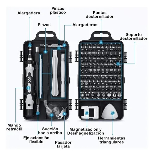 SET DE PRECISION 115 PIEZAS