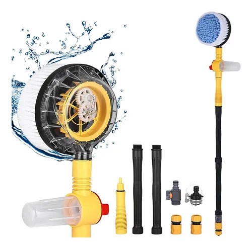Kit Limpieza De Coches Cepillo Giratorio
