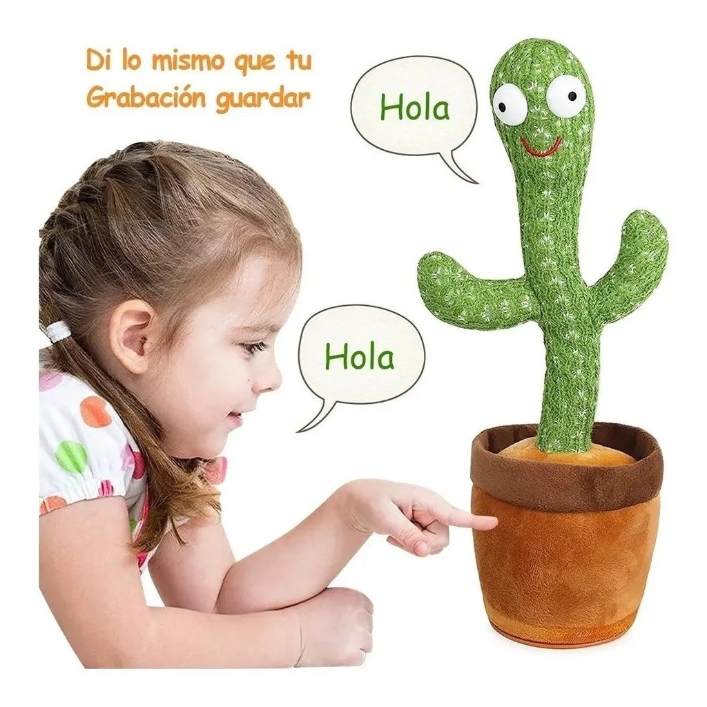 Juguete Cactus Bailarin Graba e Imita