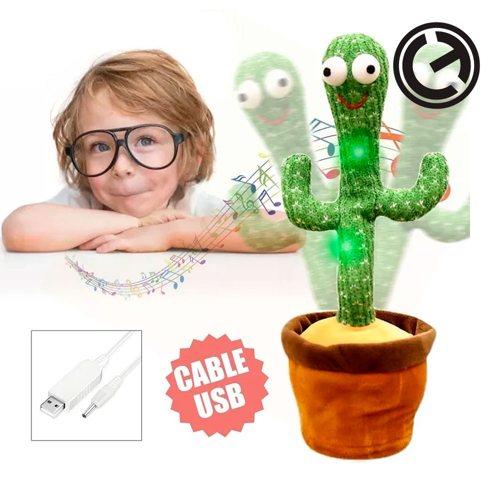 Juguete Cactus Bailarin Graba e Imita