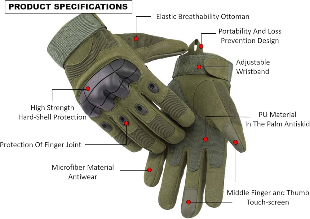 Guantes táctil indestructibles