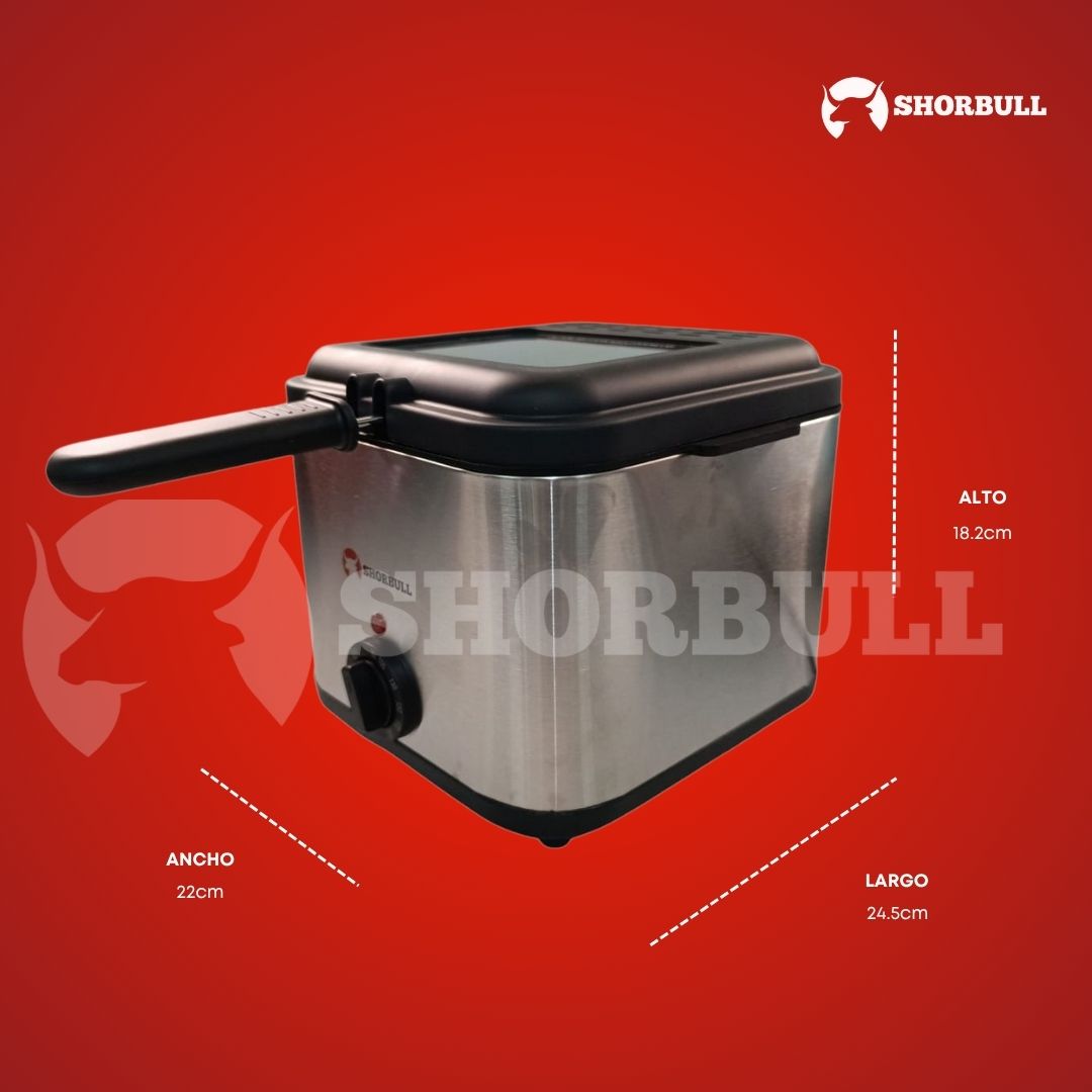 Freidora eléctrica 2.5L – SHORBULL