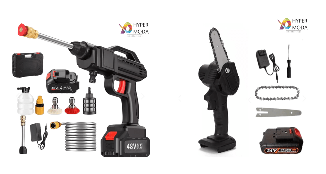 Kit Hidrolavadora + Motosierra Herramien