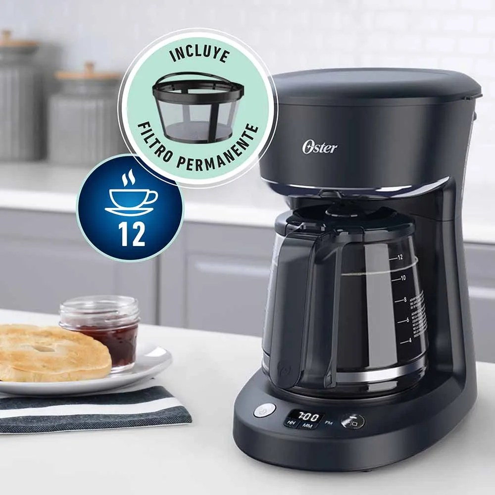 Cafetera programable Oster® de 12 tazas