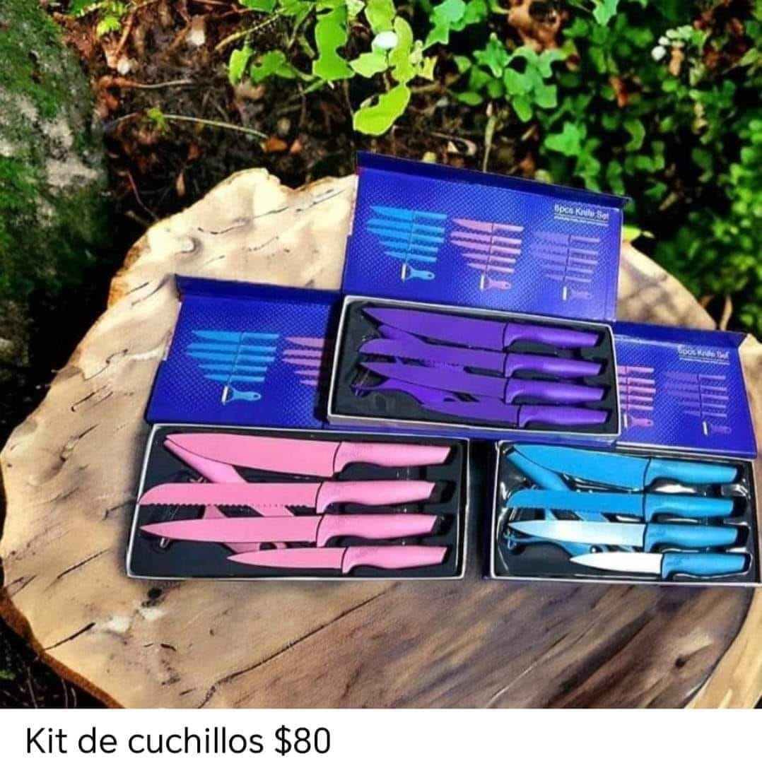 Juego de Cuchillos Con 6Pz Cocina