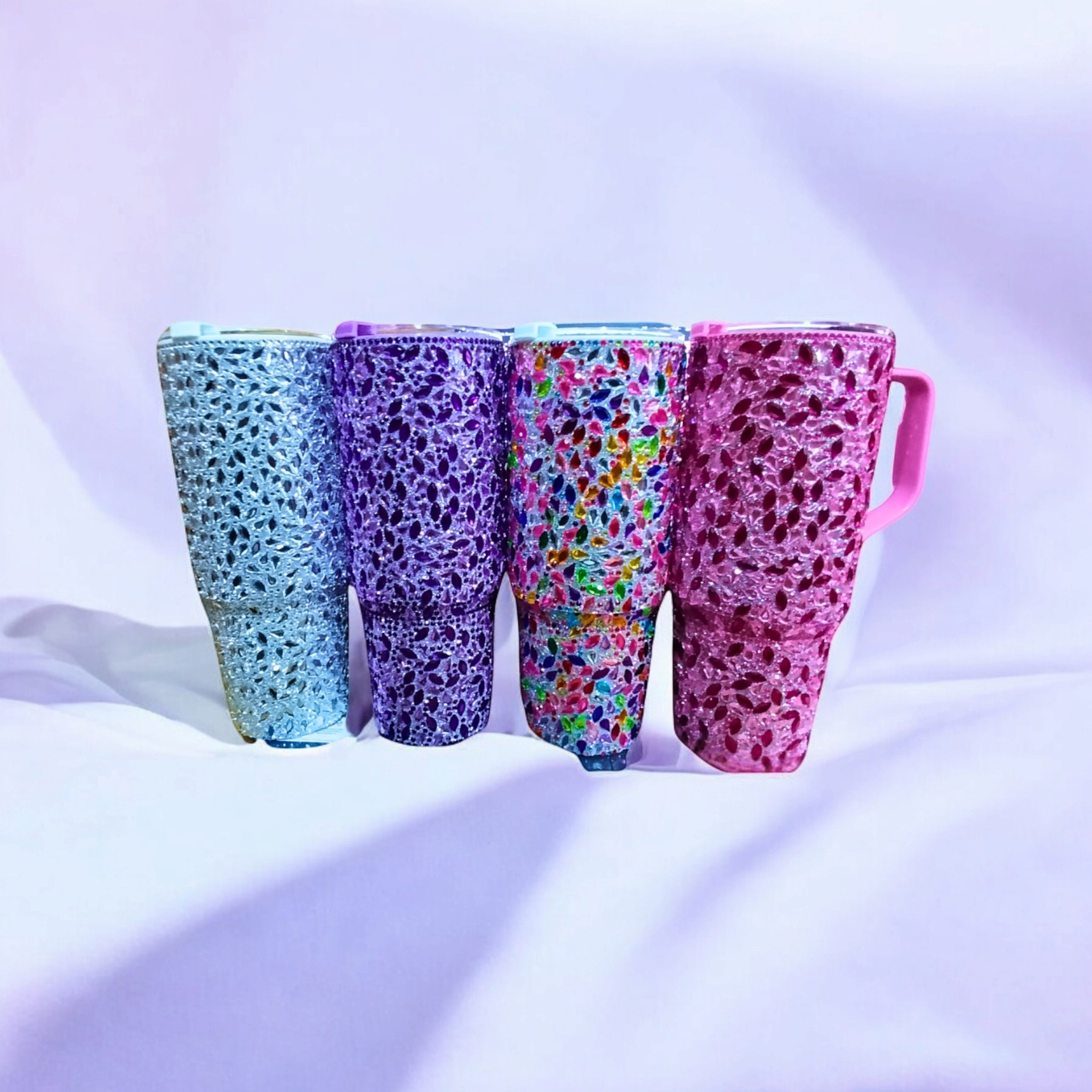 Termo Brillante Con Popote Colores Azar