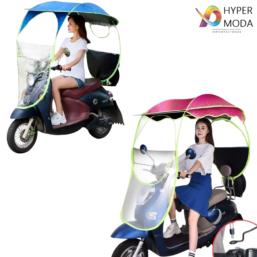 Toldo Cubresol De Moto Impermeable