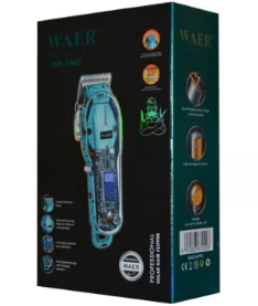 Maquina Peluquera WAER Transparente
