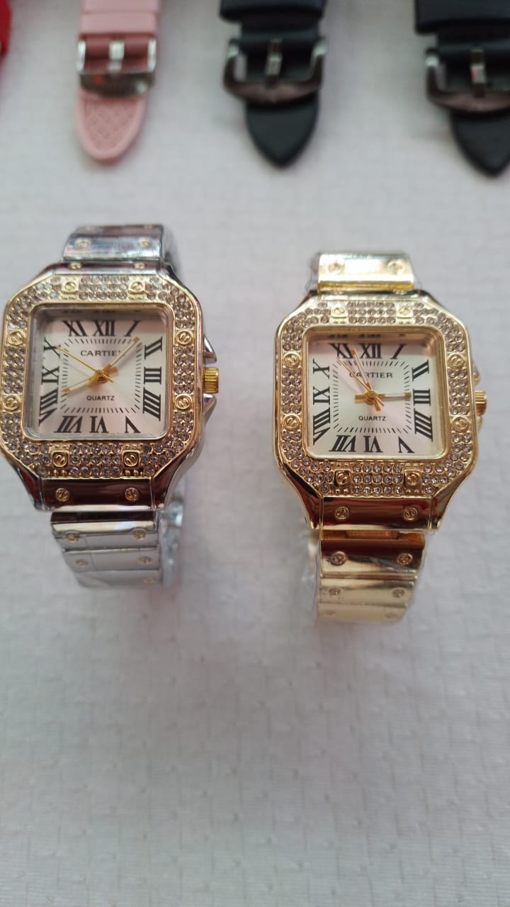 RELOJ DUO DE LUJO ACERO REPLICA
