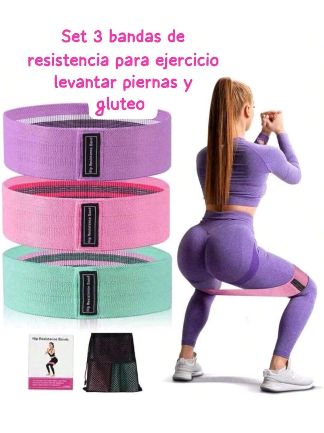 3 BANDAS DE RESISTENCIA PARA EJERCICIO