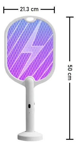 Raqueta Mata Mosquitos Y Moscas Led Reca