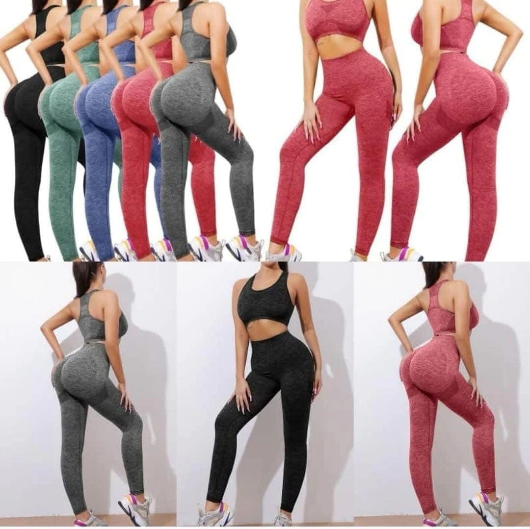 Set Deportivo Mujer Cintura Alta GYM