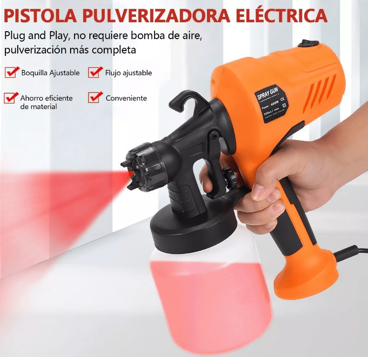 Pistola De Pintura Eléctrica