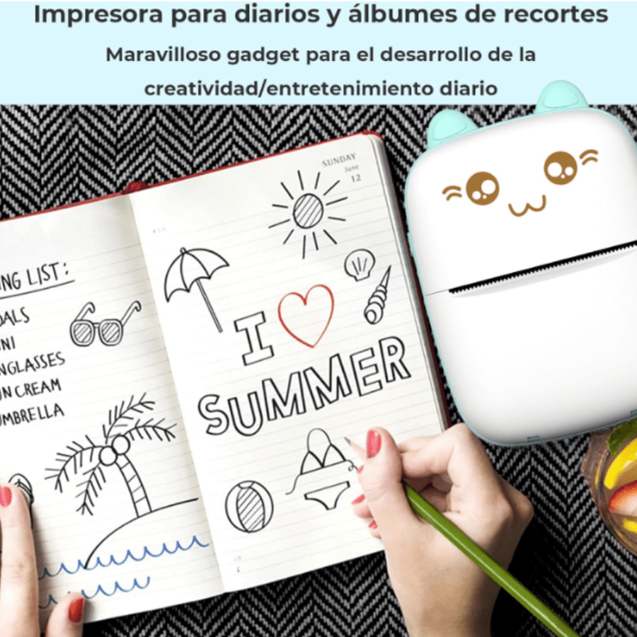 Mini Impresora Térmica Portátil Bluetoot