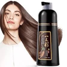 SHAMPOO DE TINTE CAFE PARA CANAS