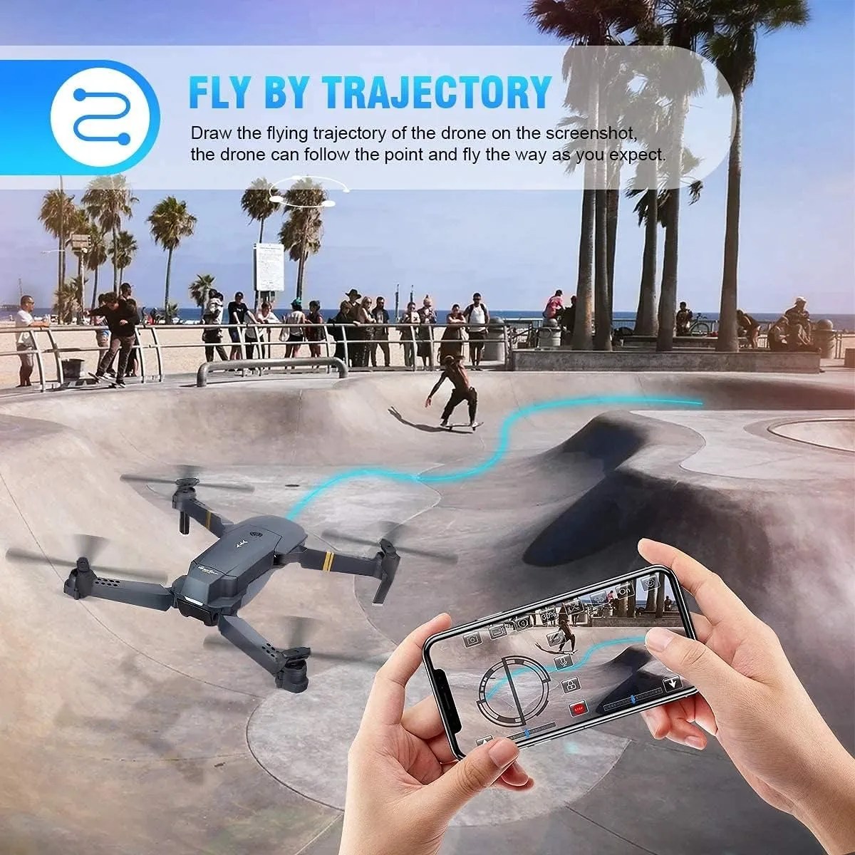 dron doble cámara 4k