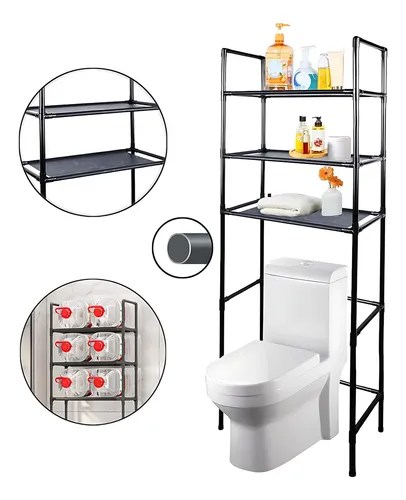 Mueble Organizador Baño Rack Estante Par
