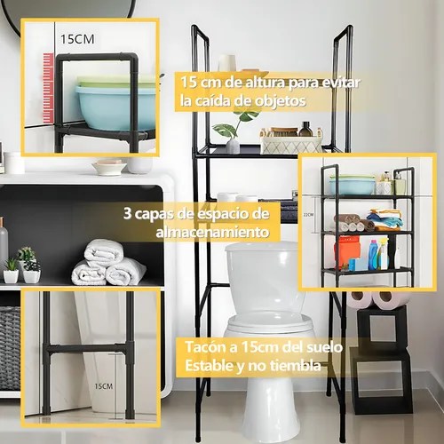 Mueble Organizador Baño Rack Estante Par
