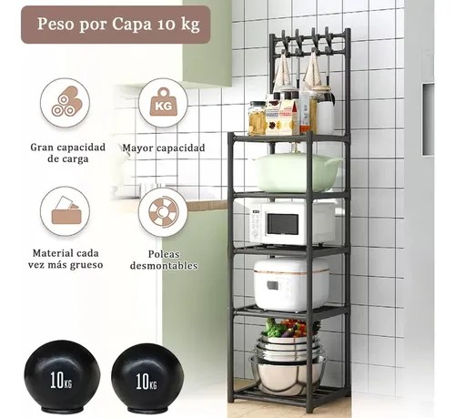 Estante Organizador Metálico De 5 Nivele