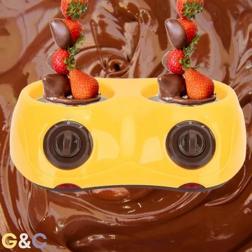 Chocolatera Doble De Fondue Maquina
