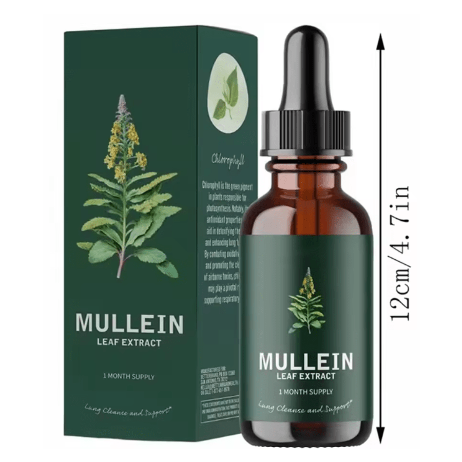 Mullein Gotas Limpieza Pulmonar Respirar