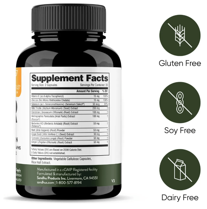 Suplemento Liver Limpieza Higado